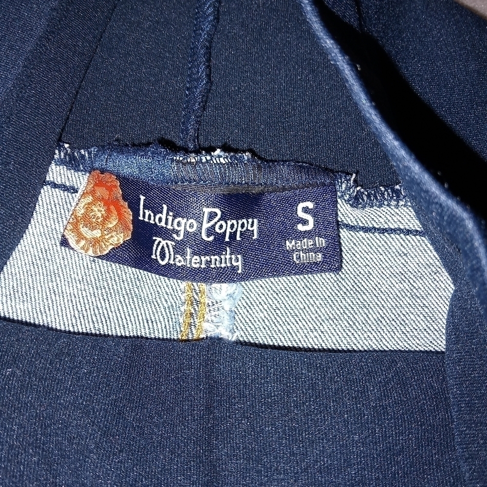 Nwot Indigo poppy maternity jeans shorts - Picture 4 of 8